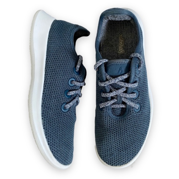 Allbirds Limited Edition Kauri Laces Tree Runners Teal Heathered Laces Size 9 - Picture 6 of 13